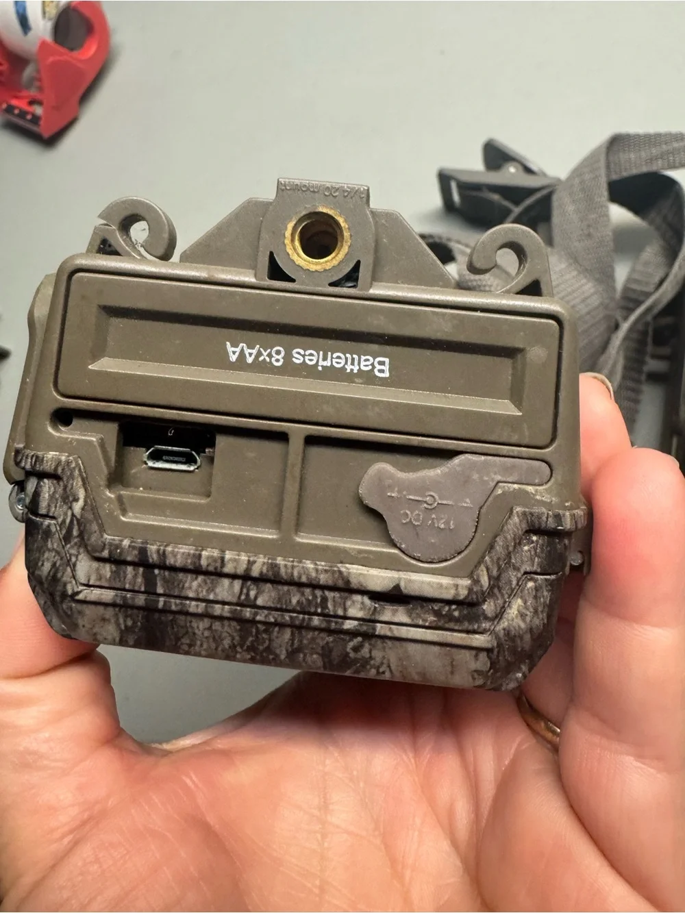 Trail Camera Battery Pack - Olive Green Camo
